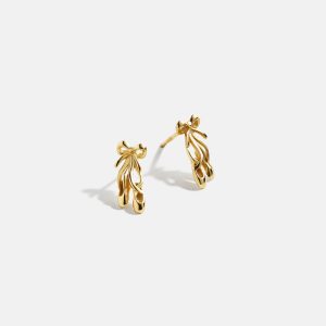 18K Gold Sports Delicate Stud - Ballet