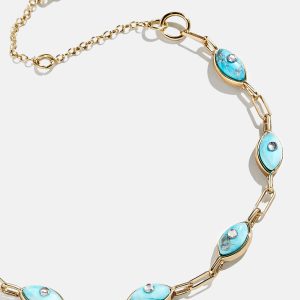 Yara Evil Eye Bracelet - Gold/Blue