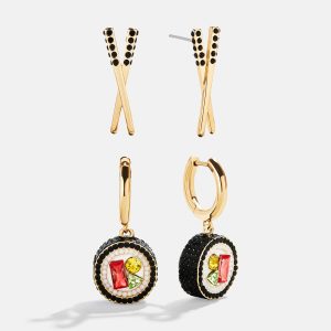Just Roll With It Earring Set - Sushi