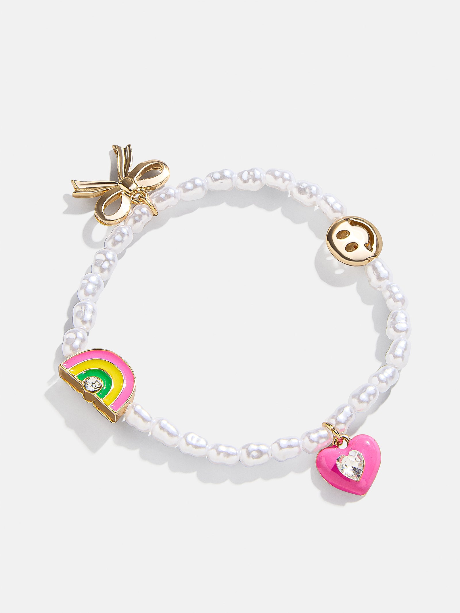 Sunshine & Rainbows Kids' Charm Bracelet - Heart - Image 3