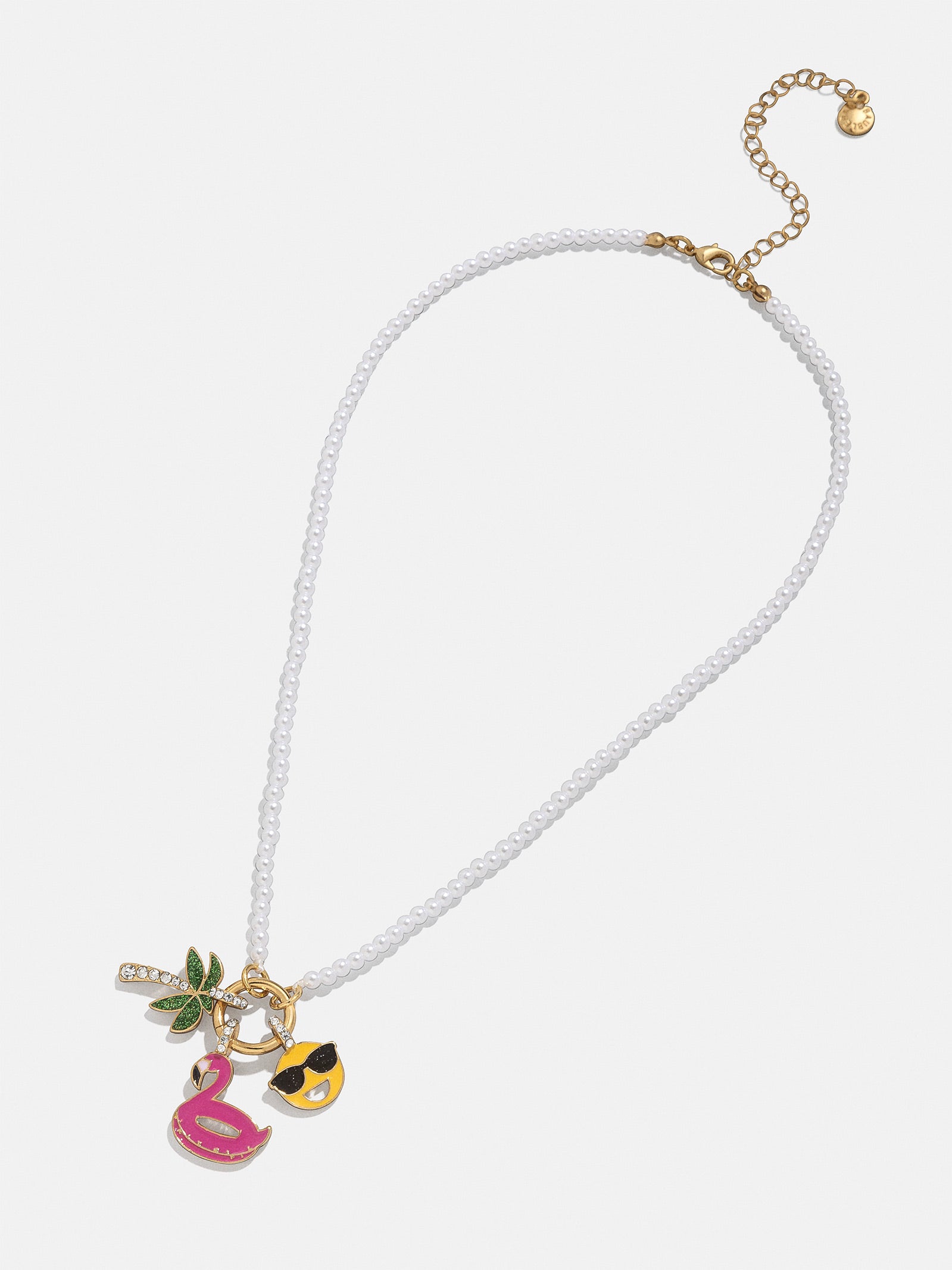 Vacation Mode Kids' Charm Necklace - Palm Tree - Image 3