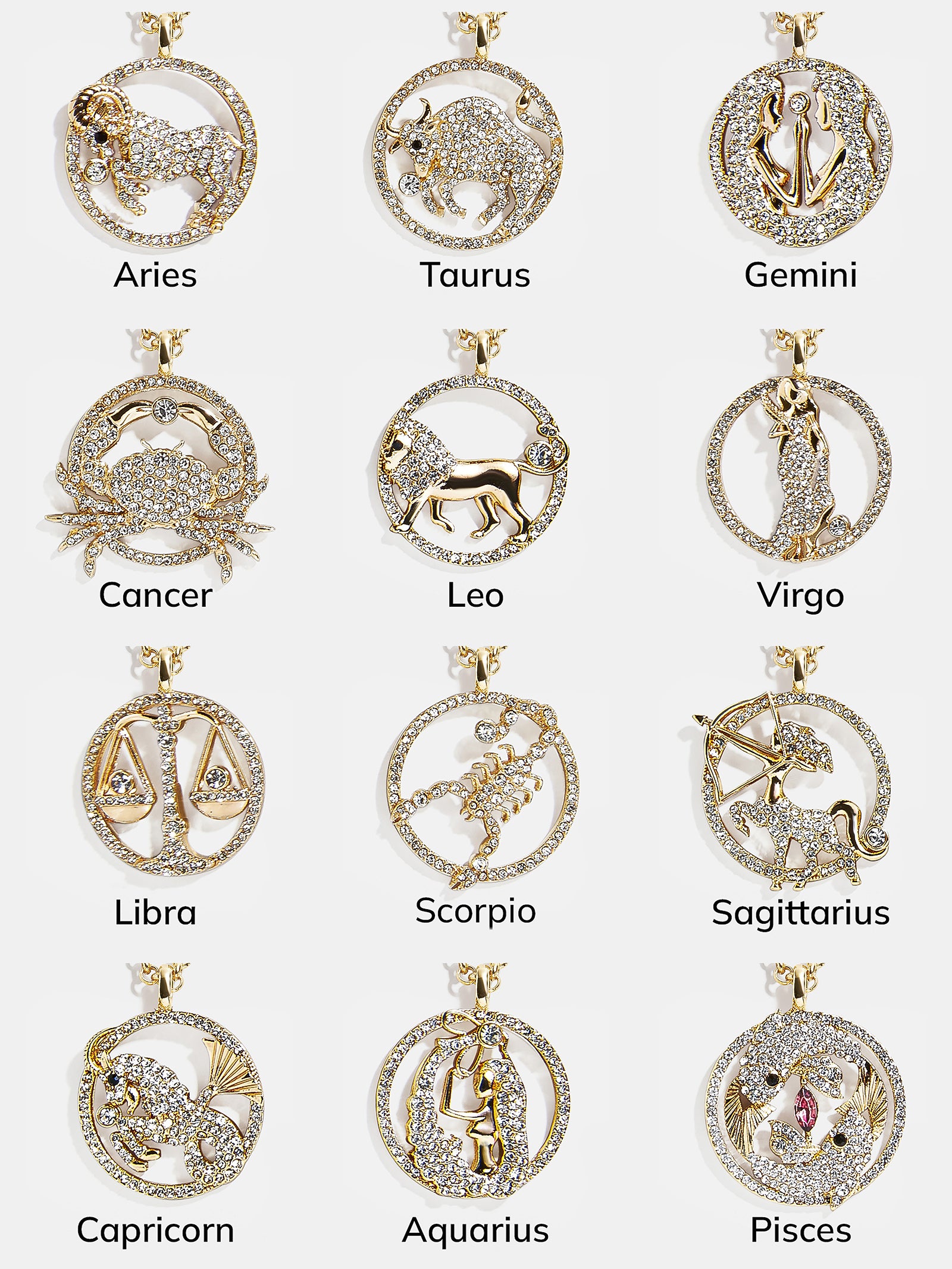 Andrea Zodiac Necklace - Capricorn - Image 3