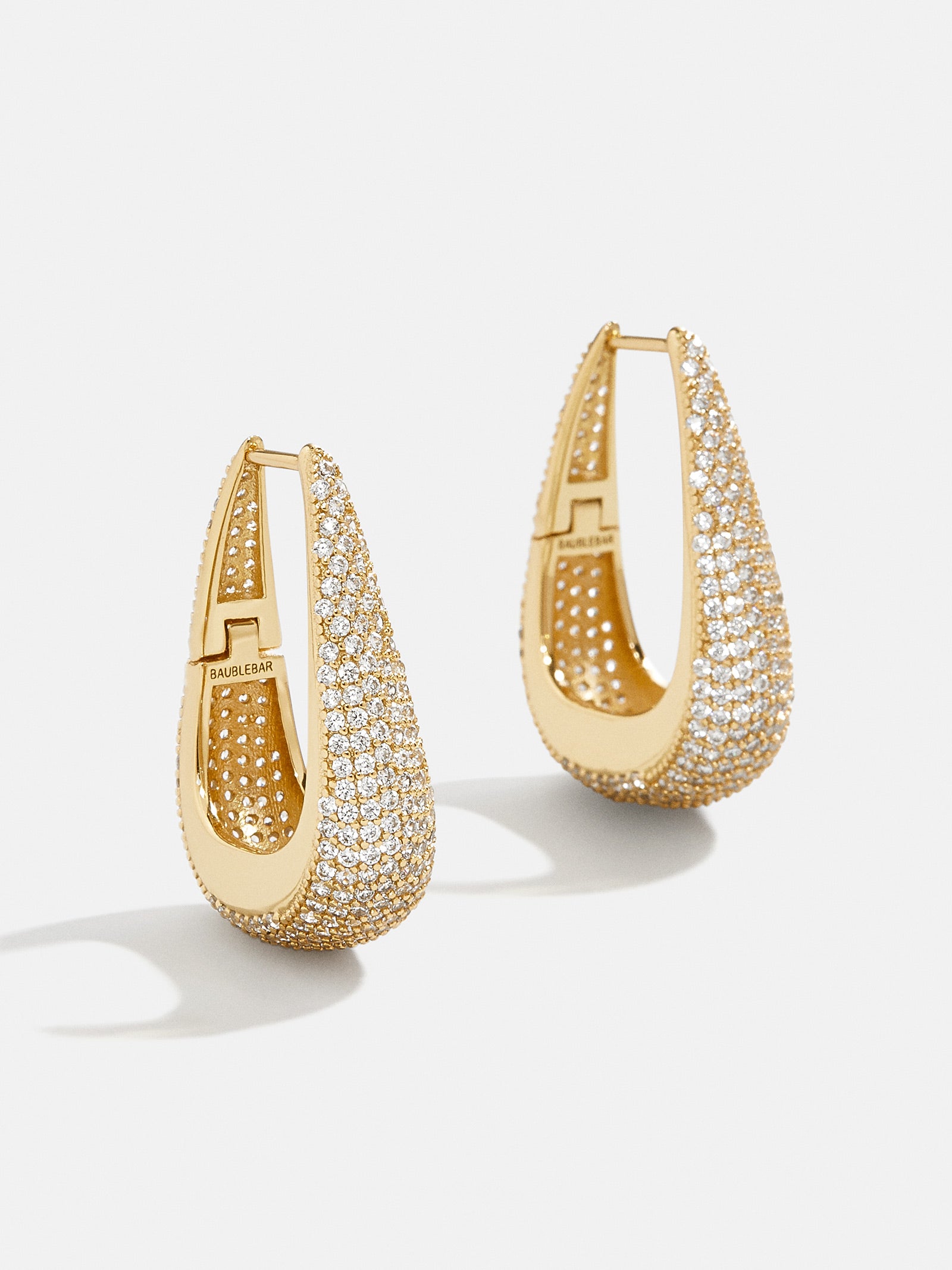 18K Gold Gracie Earrings - Gold/Pav??