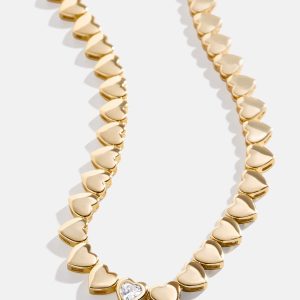 18K Gold Daphne Tennis Necklace - Gold/Pav??