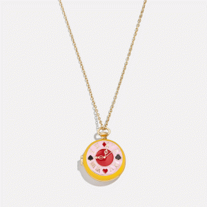 Disney Alice in Wonderland Locket - Gold/Multi
