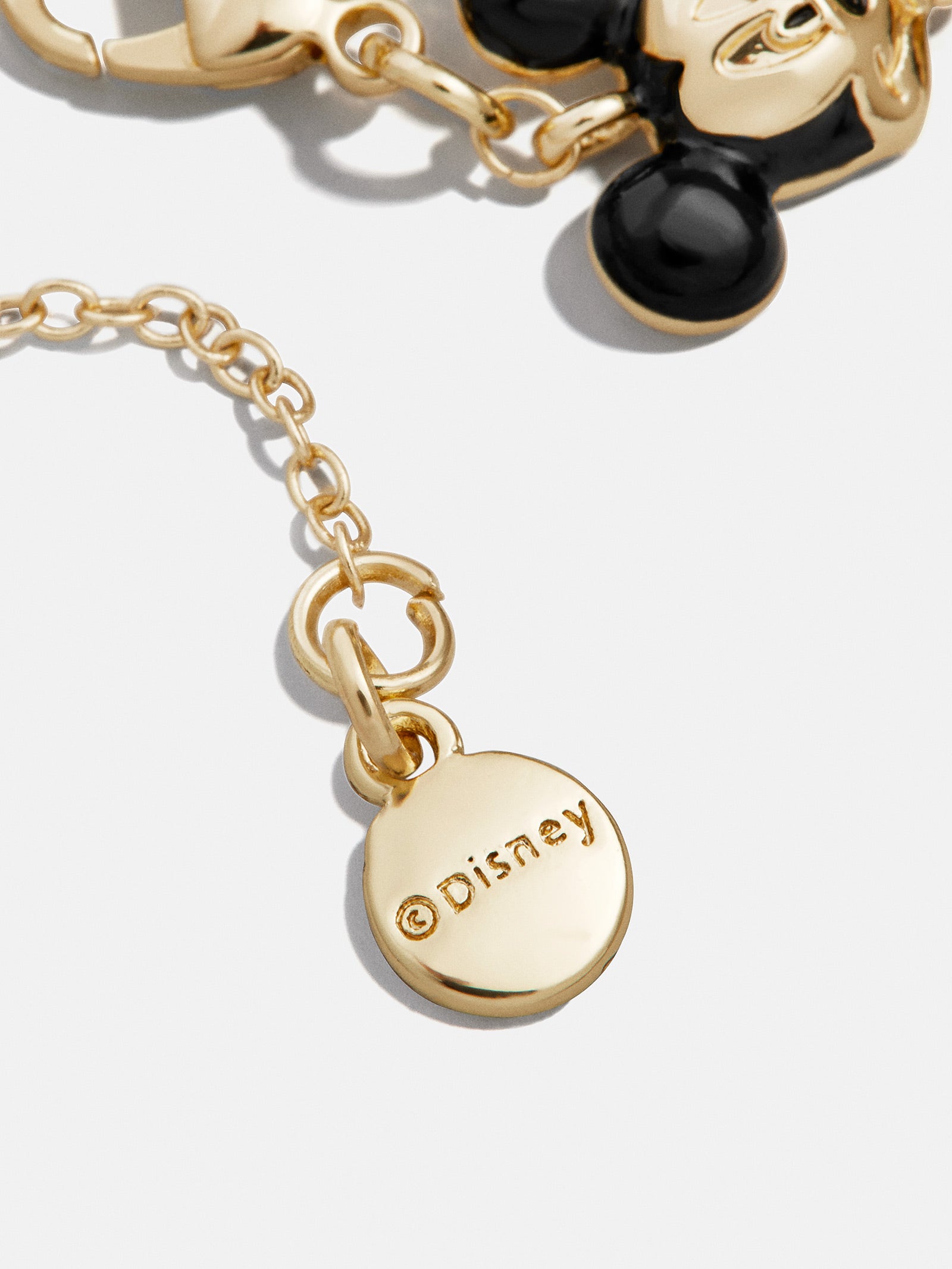 Disney Mickey Mouse Repeating Character Head Bracelet - Gold/Black - Image 5