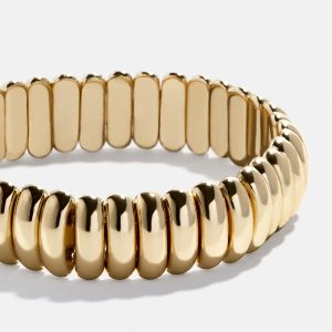 Keira Ribbed Bracelet - Gold