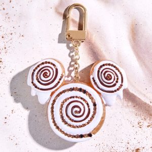 Disney Mickey Mouse Cinnamon Roll Bag Charm - Disney Cinnamon Roll Bag Charm