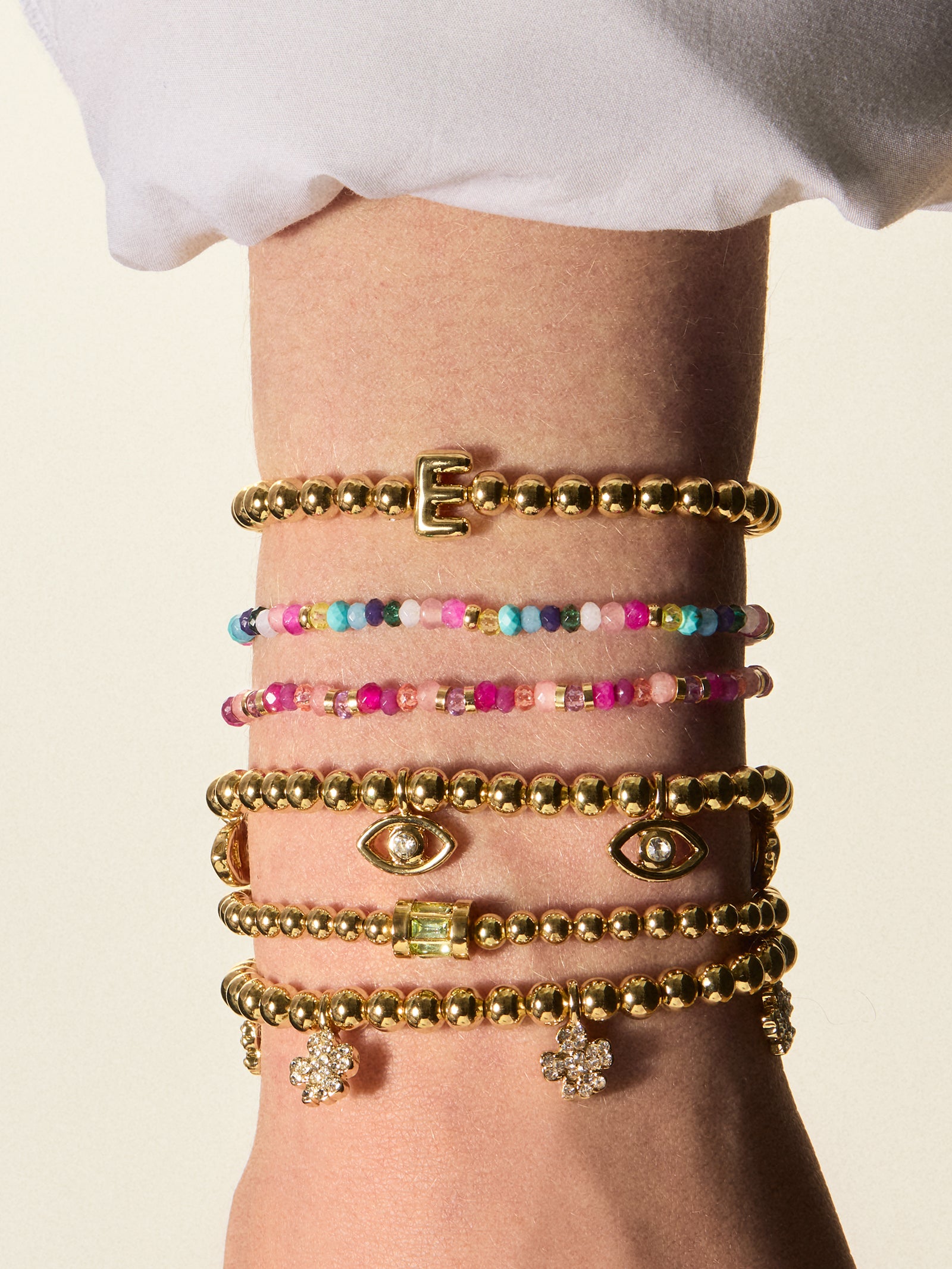 Tatum Birthstone Bracelet - Peridot - Image 3