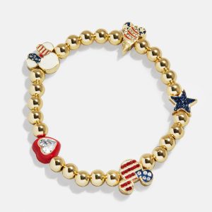 Disney Mickey Mouse Americana Charm Bracelet - Red. White. & Blue