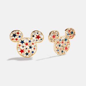 Disney Mickey Mouse Americana Cluster Earrings - Red. White. & Blue