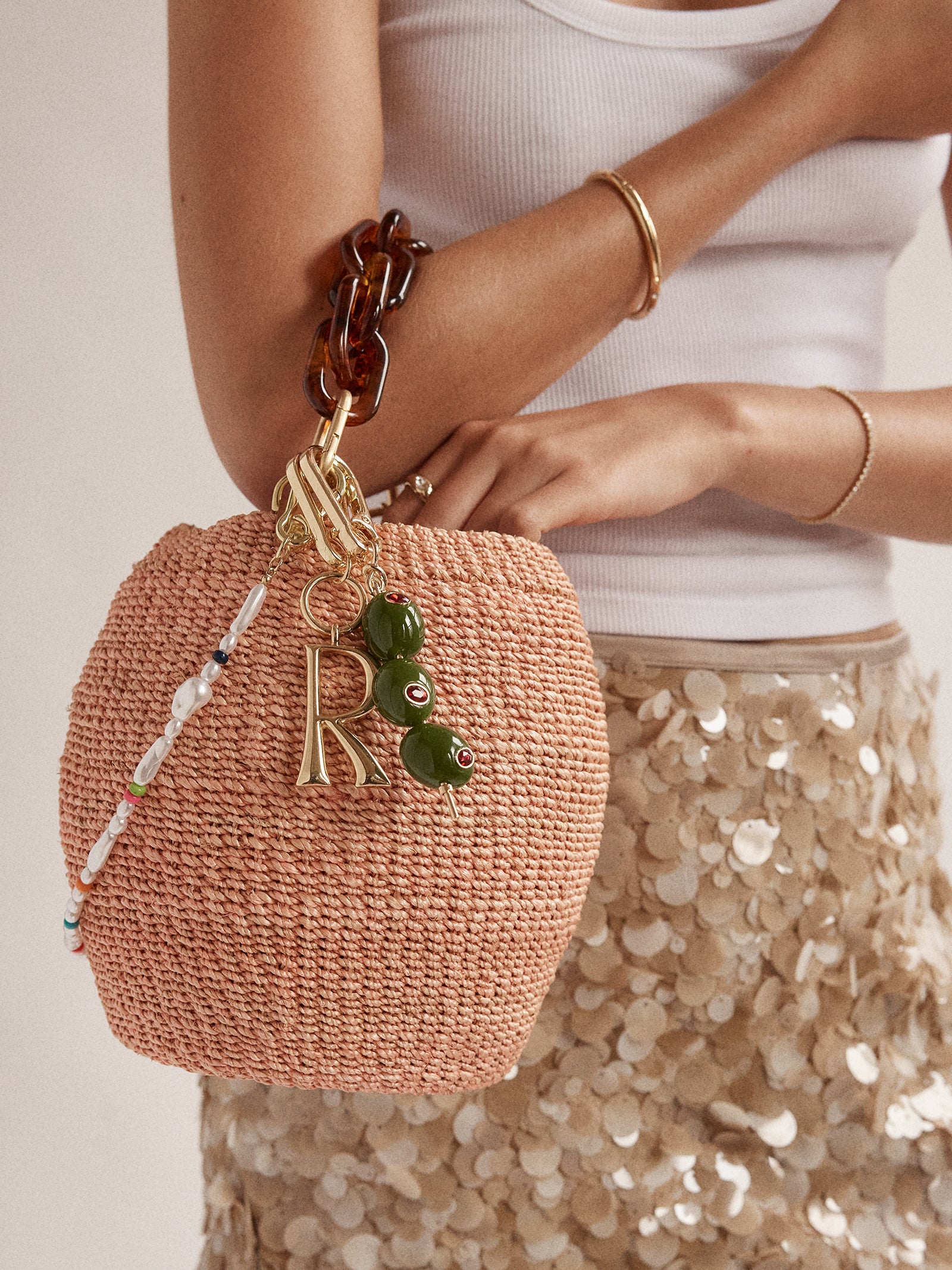 Briny Baby Olive Bag Charm - Olives - Image 2