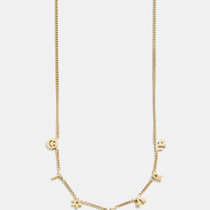 Mini 18K Gold Custom Icon Necklace - 18K Gold