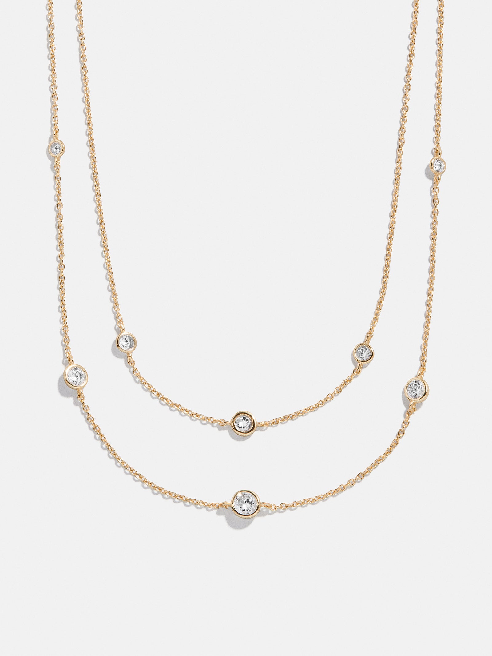 Cierra 18K Gold Layered Necklace - Gold/Pav??