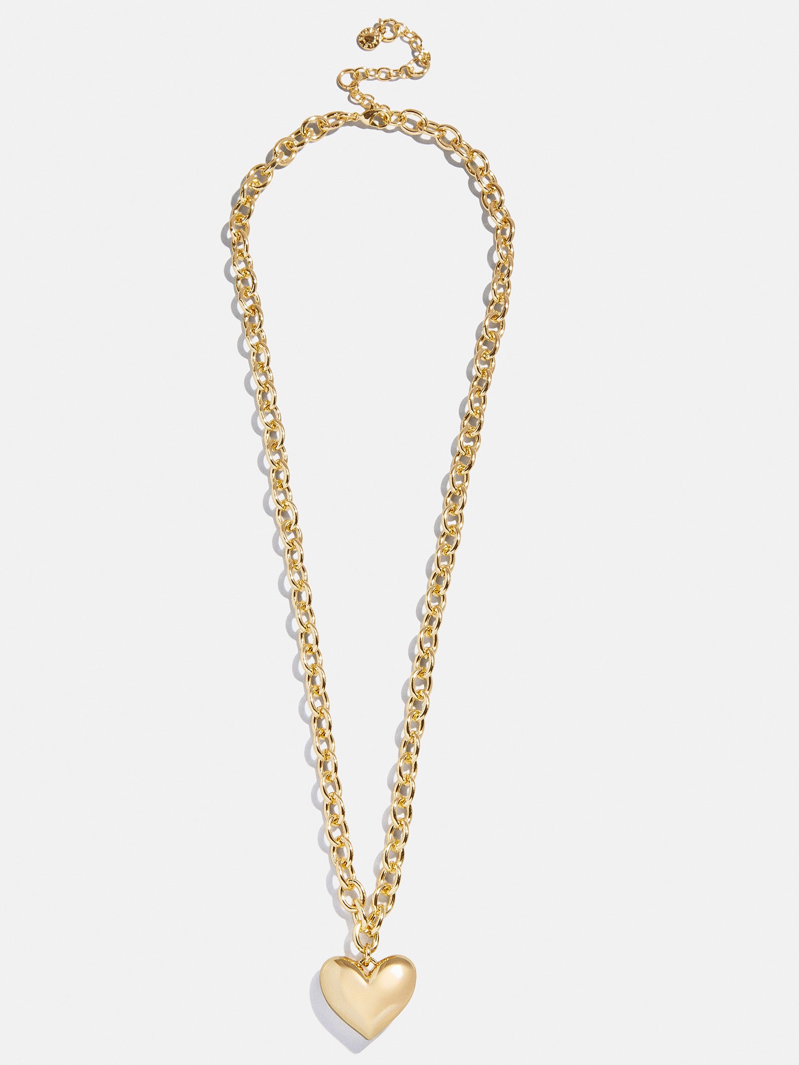 Millie Mini Bubble Heart Necklace - Gold - Image 3