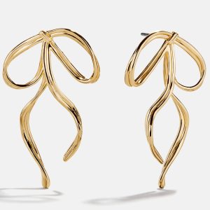 Louisa Bow Earrings - Gold