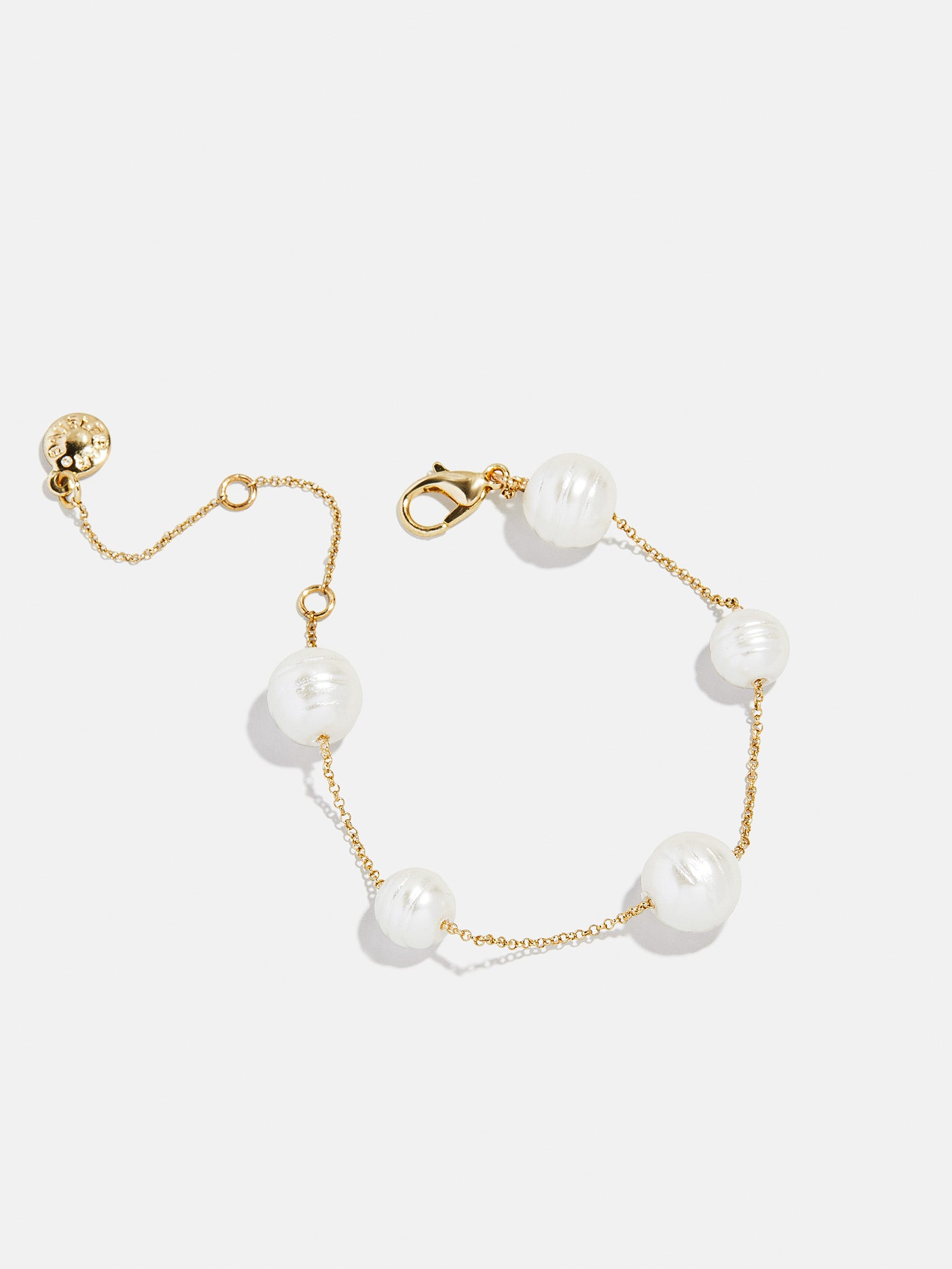 Blair Pearl Bracelet - White - Image 4