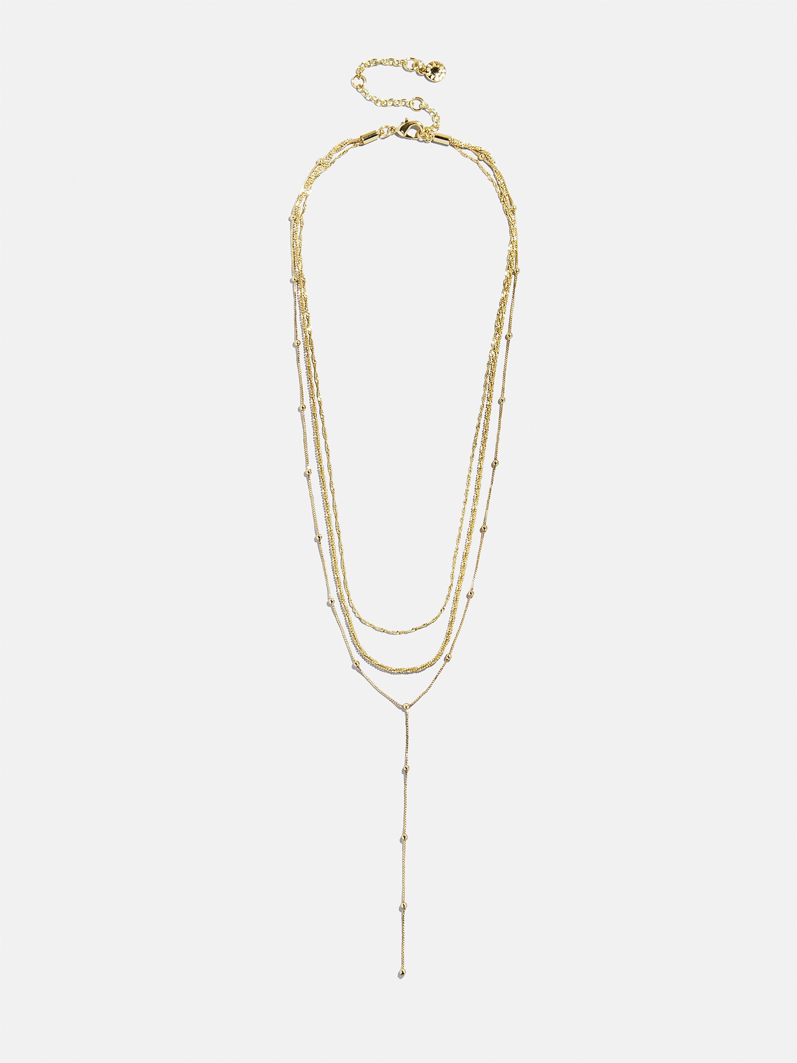 Carina Lariat Layered Necklace - Gold - Image 3