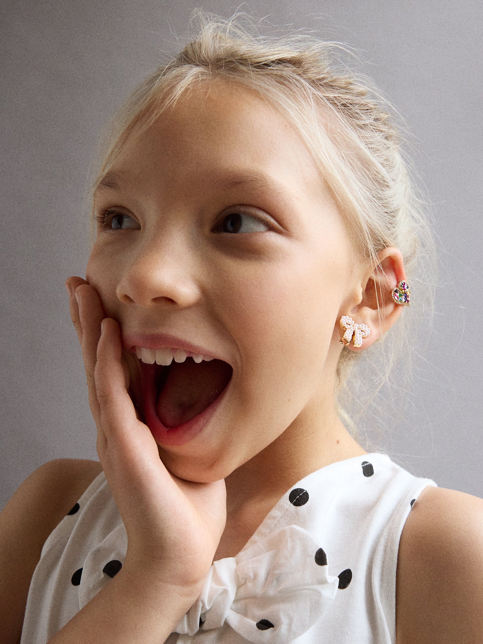 Just A Girl Kids' Clip-On Earring Set - Just a Girl - Image 2