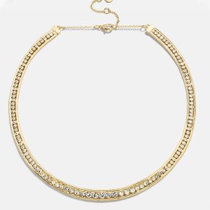 Olivia Collar Necklace - Gold/Pav??