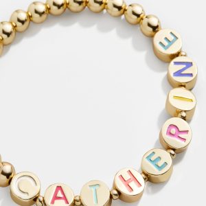 Disc Pisa Kids' Custom Bracelet - Gold/Multi
