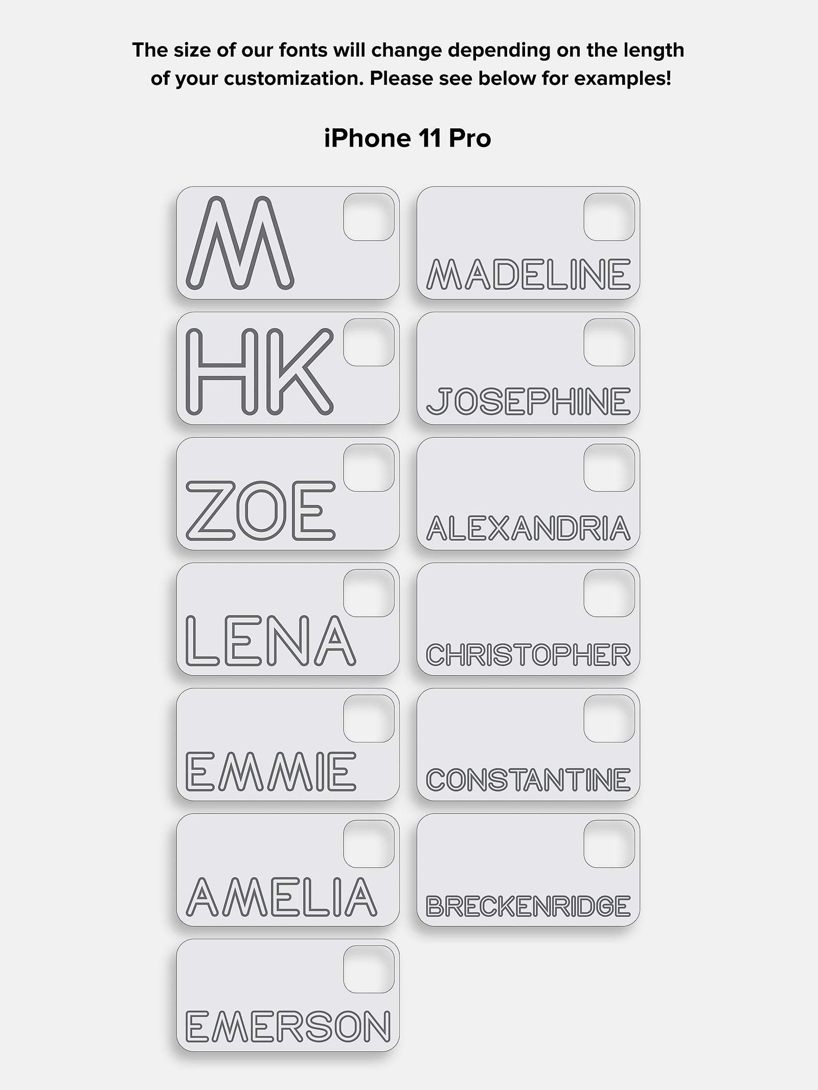 Fine Line Custom iPhone Case - White/Black - Image 9