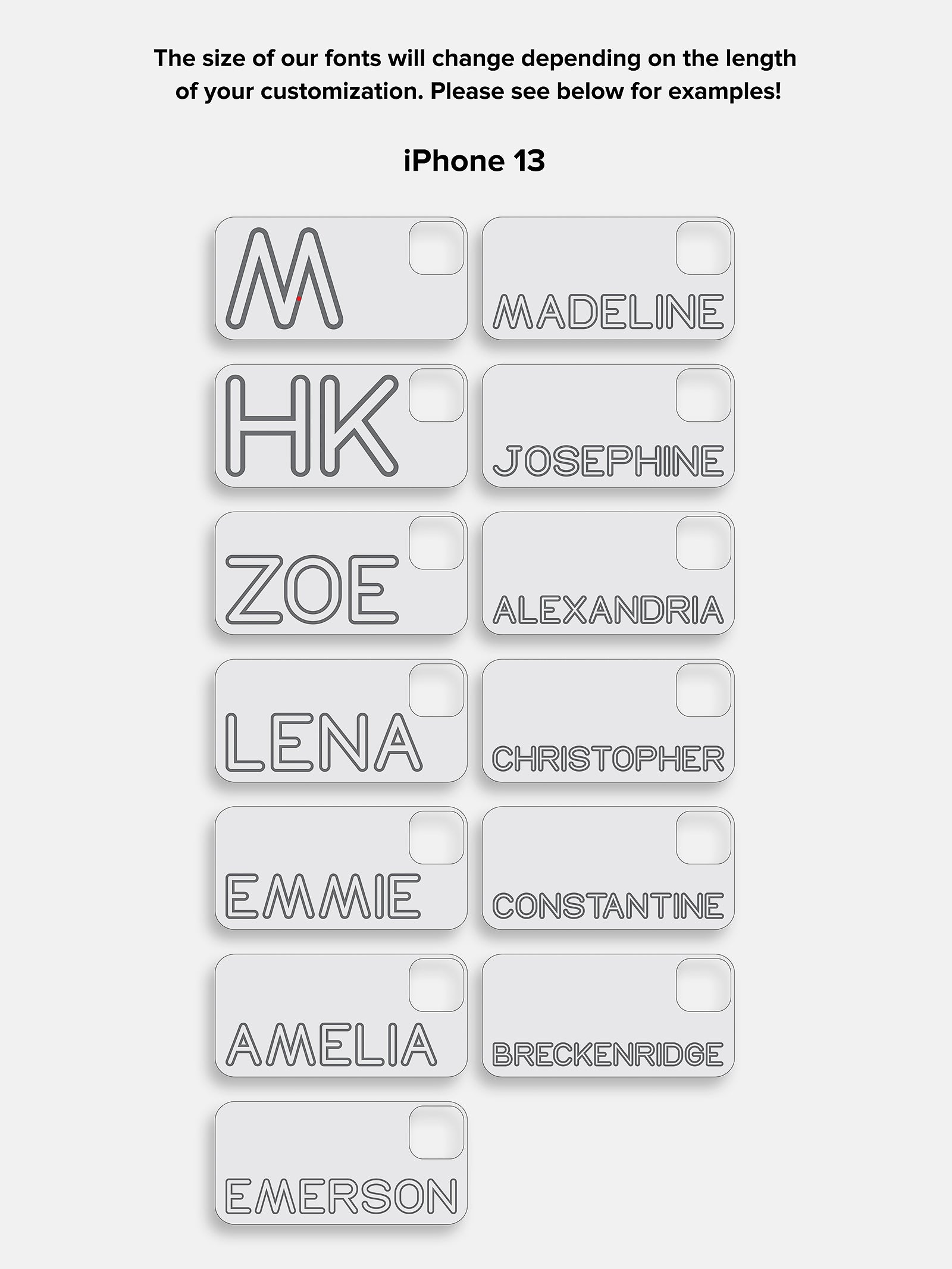 Fine Line Custom iPhone Case - Black/White - Image 14