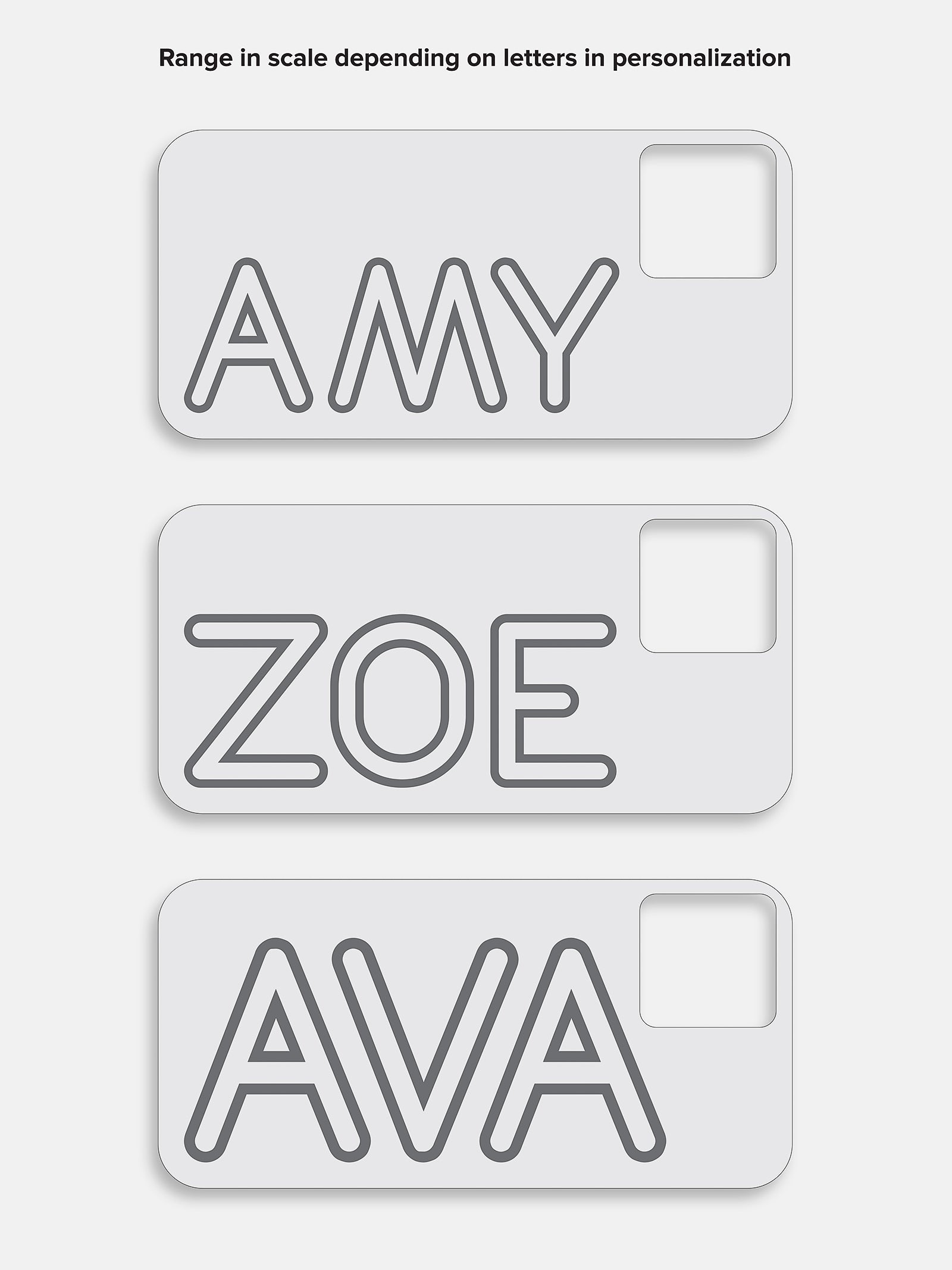 Fine Line Custom iPhone Case - White/Black - Image 6