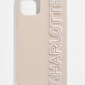 All the Beige Custom iPhone Case - Beige/White