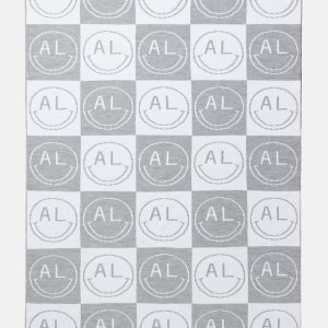 All Smiles Custom Blanket - Gray/White