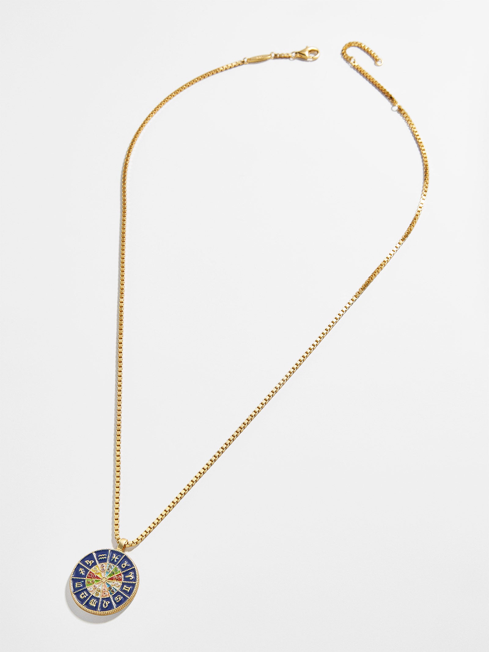 18K Gold Reversible Medallion Necklace - Astro - Image 5