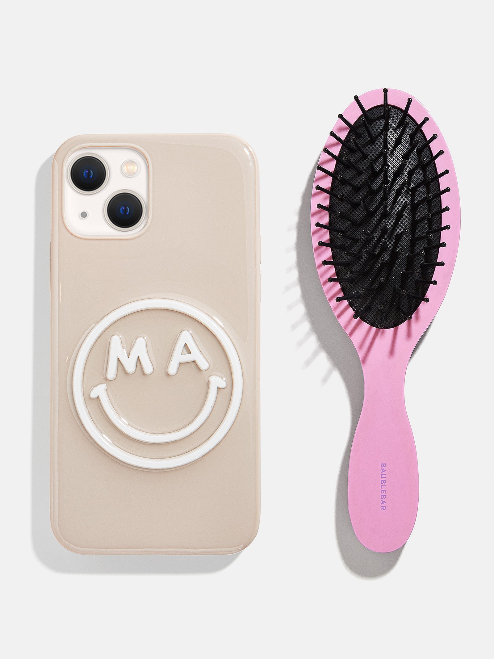 Mini Fine Line Custom Hair Brush - Tortoise/White - Image 5
