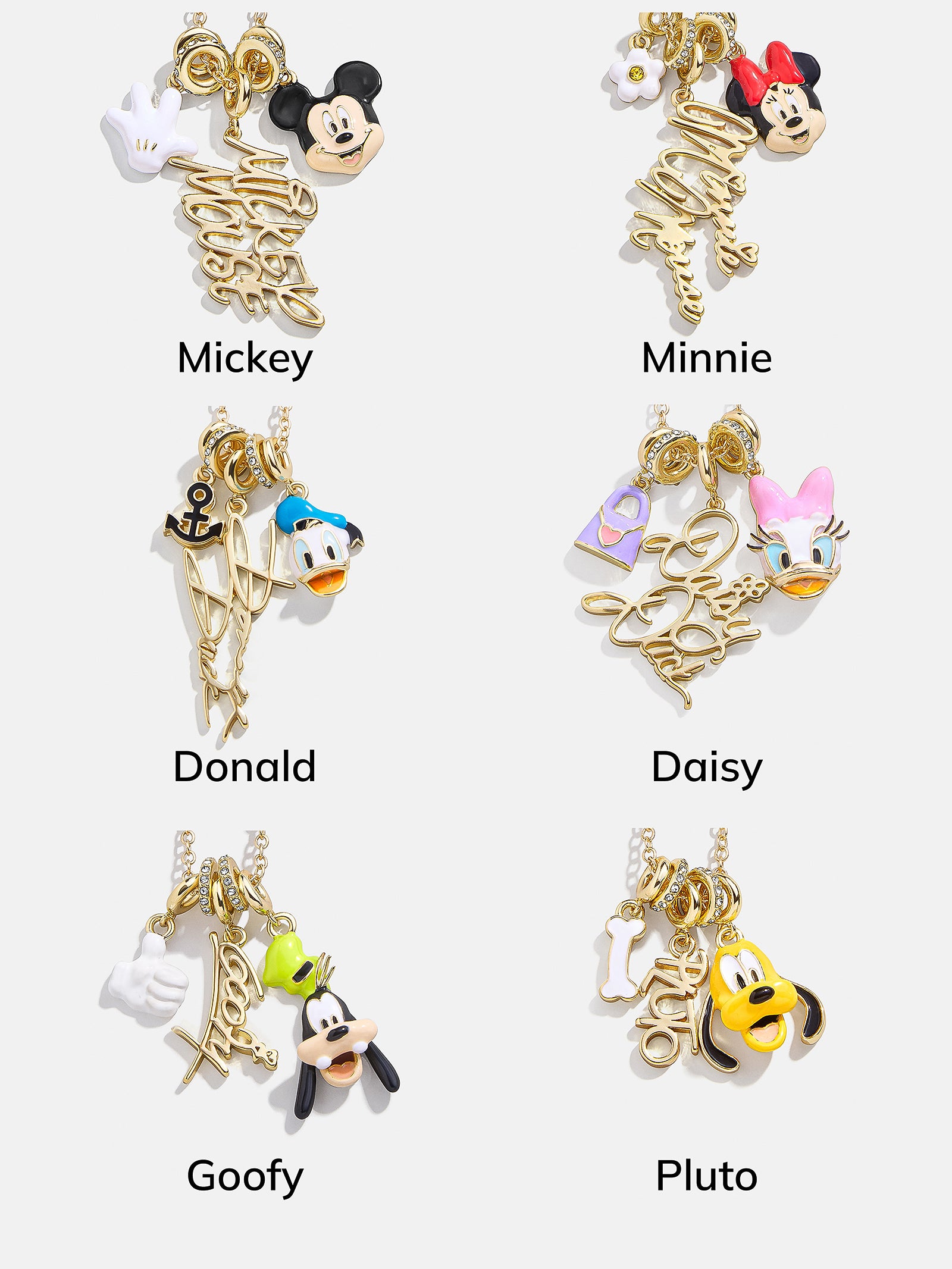 Disney Mickey Mouse Cluster Charm Necklace - Mickey Mouse - Image 8