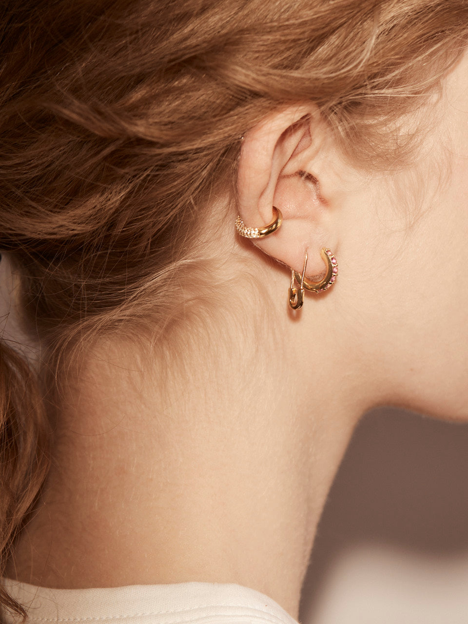Mini Spillo 18K Gold Earrings - S - Image 2