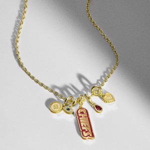 WEAR By Erin Andrews x BaubleBar Kansas City Chiefs Cluster Charm - Kansas City Chiefs
