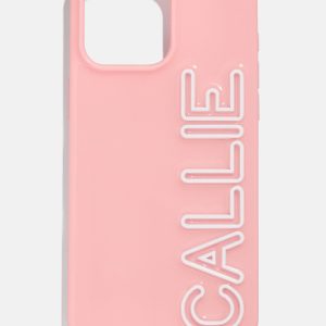 Fine Line Custom iPhone Case - Blush/White