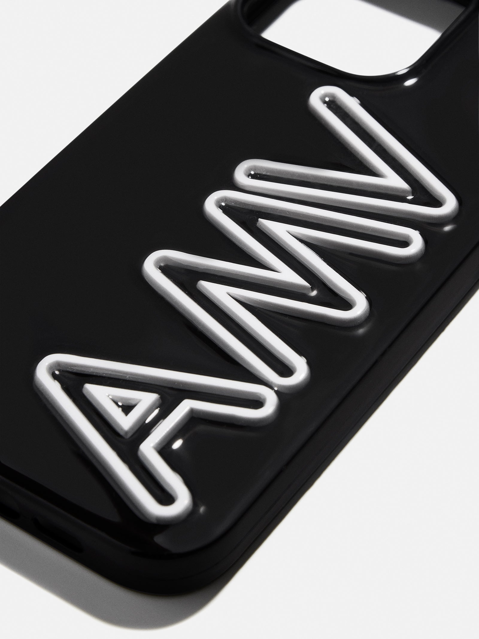 Fine Line Custom iPhone Case - Black/White - Image 2