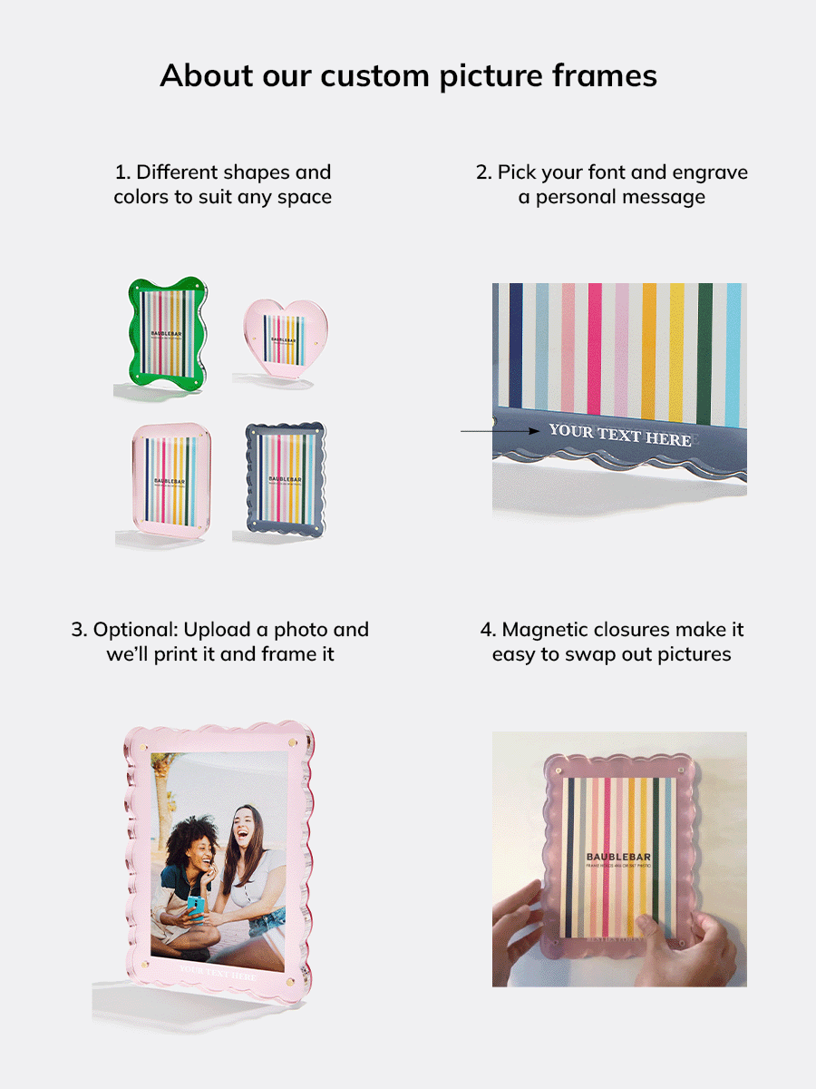 Picture Perfect Vertical Acrylic Frame - Rectangle Shape - Image 20