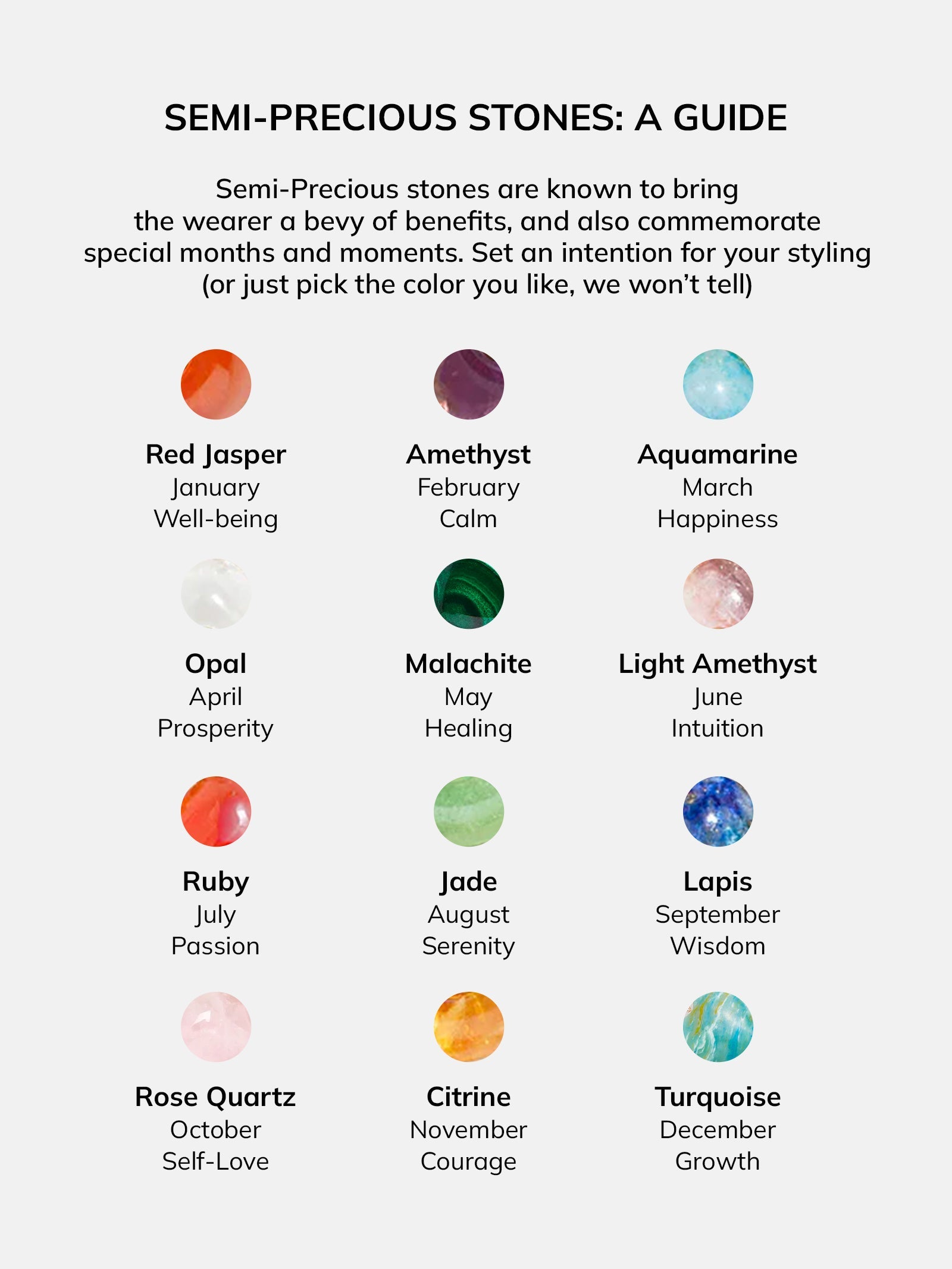 Semi-Precious Birthstone Pisa Bracelet - Blue Zircon - Image 5