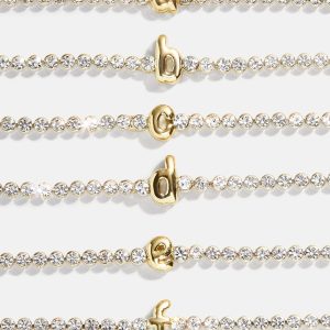 Bubble Initial Tennis Bracelet - Tennis Bracelet