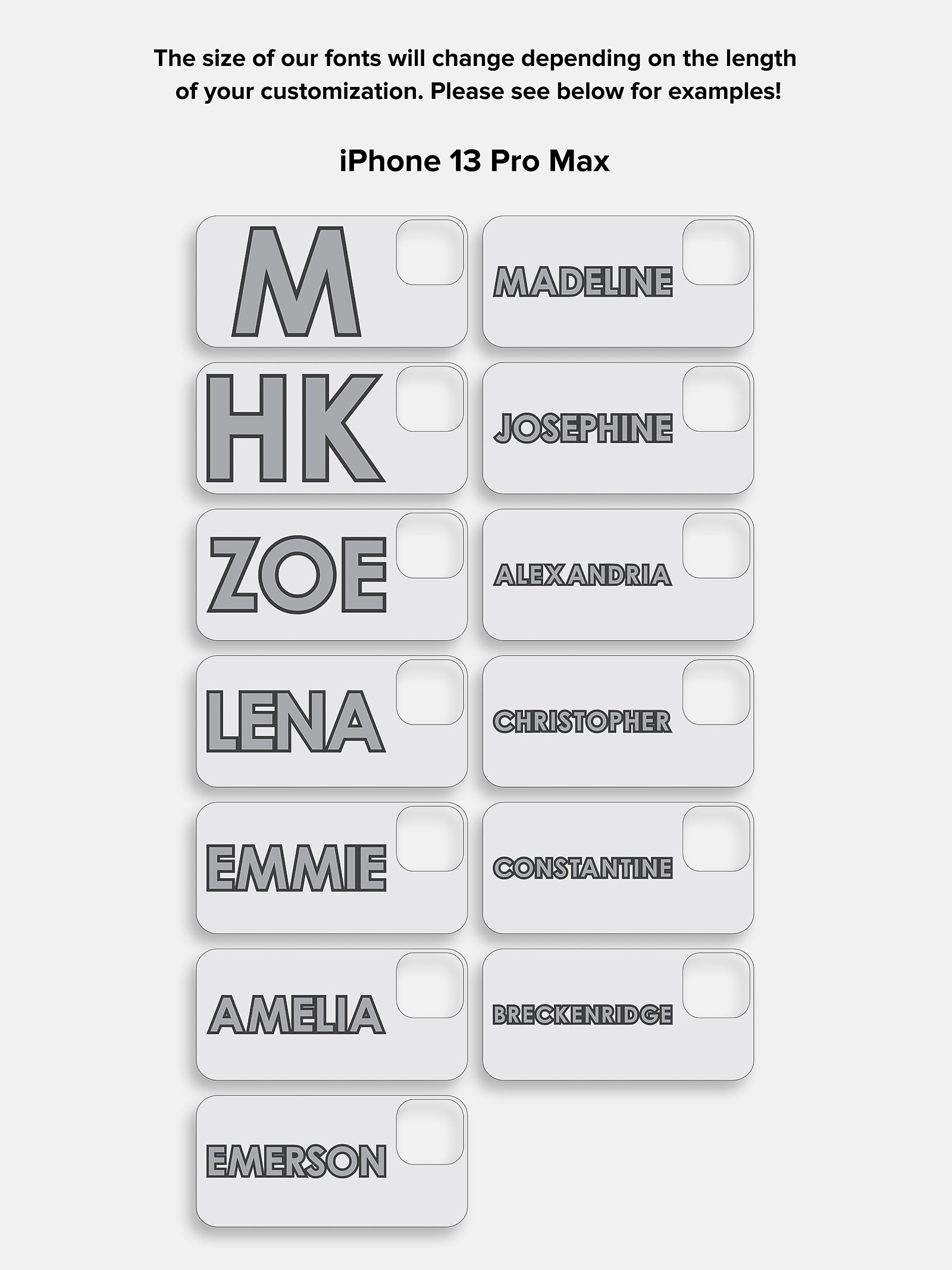 Block Font Custom iPhone Case - Lavender/White - Image 16