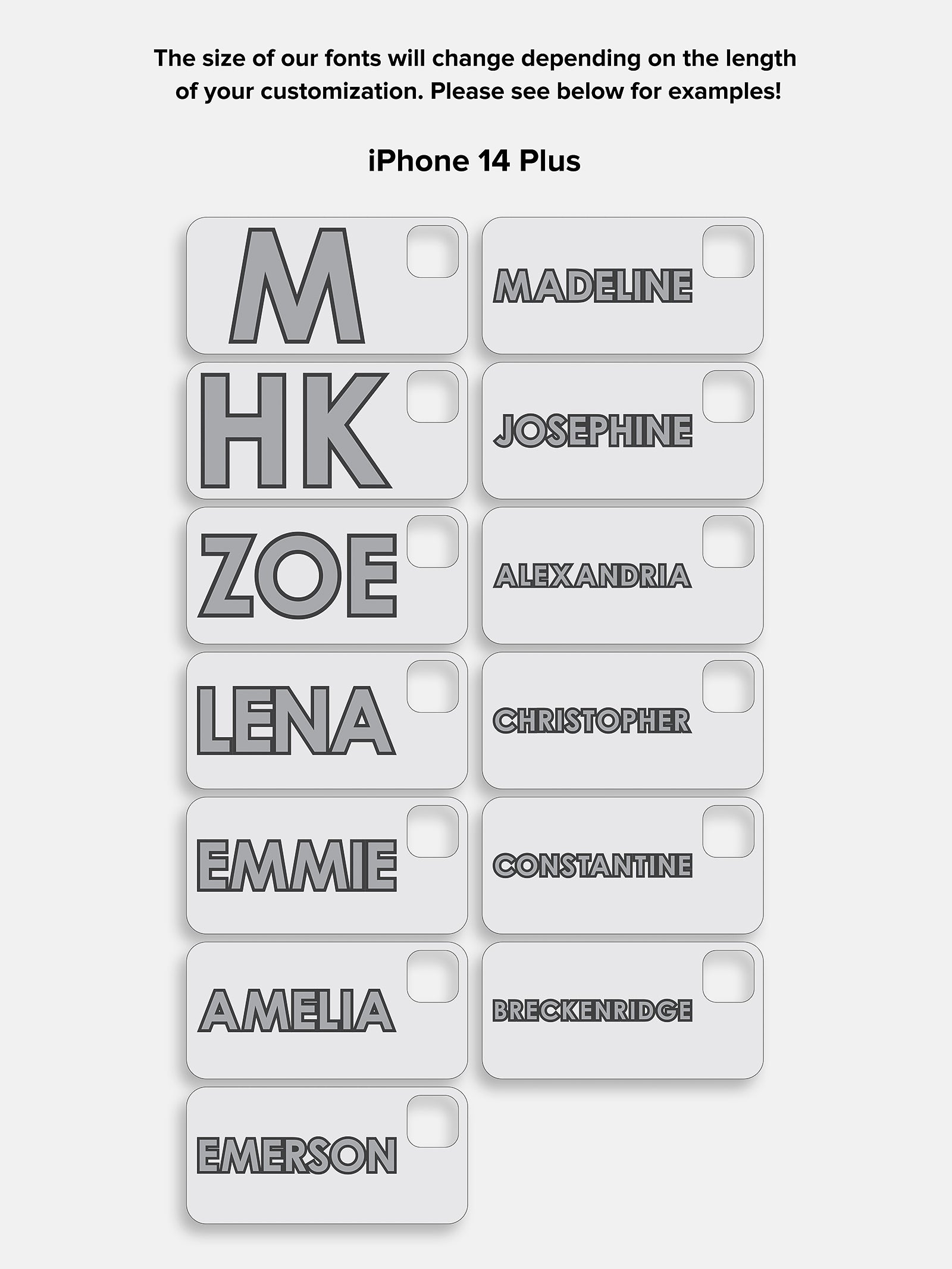Block Font Custom iPhone Case - Lavender/White - Image 18
