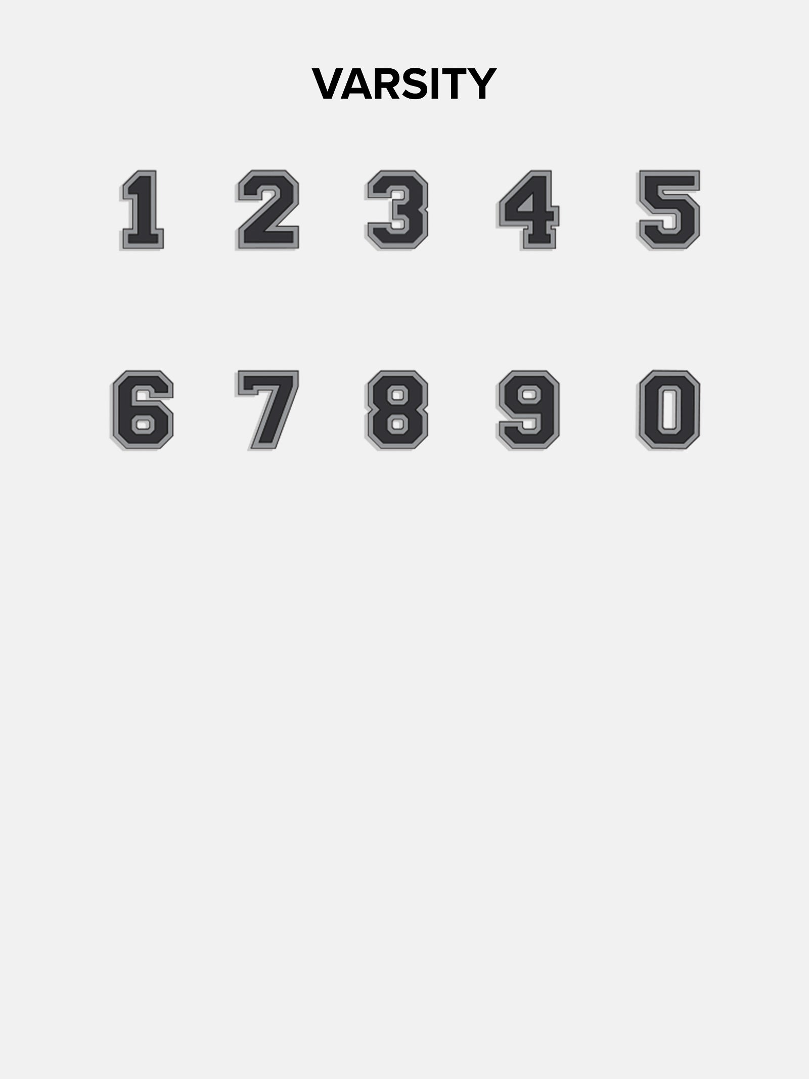 Varsity Number Custom Huggie Earrings - Gold Double Digit - Image 3