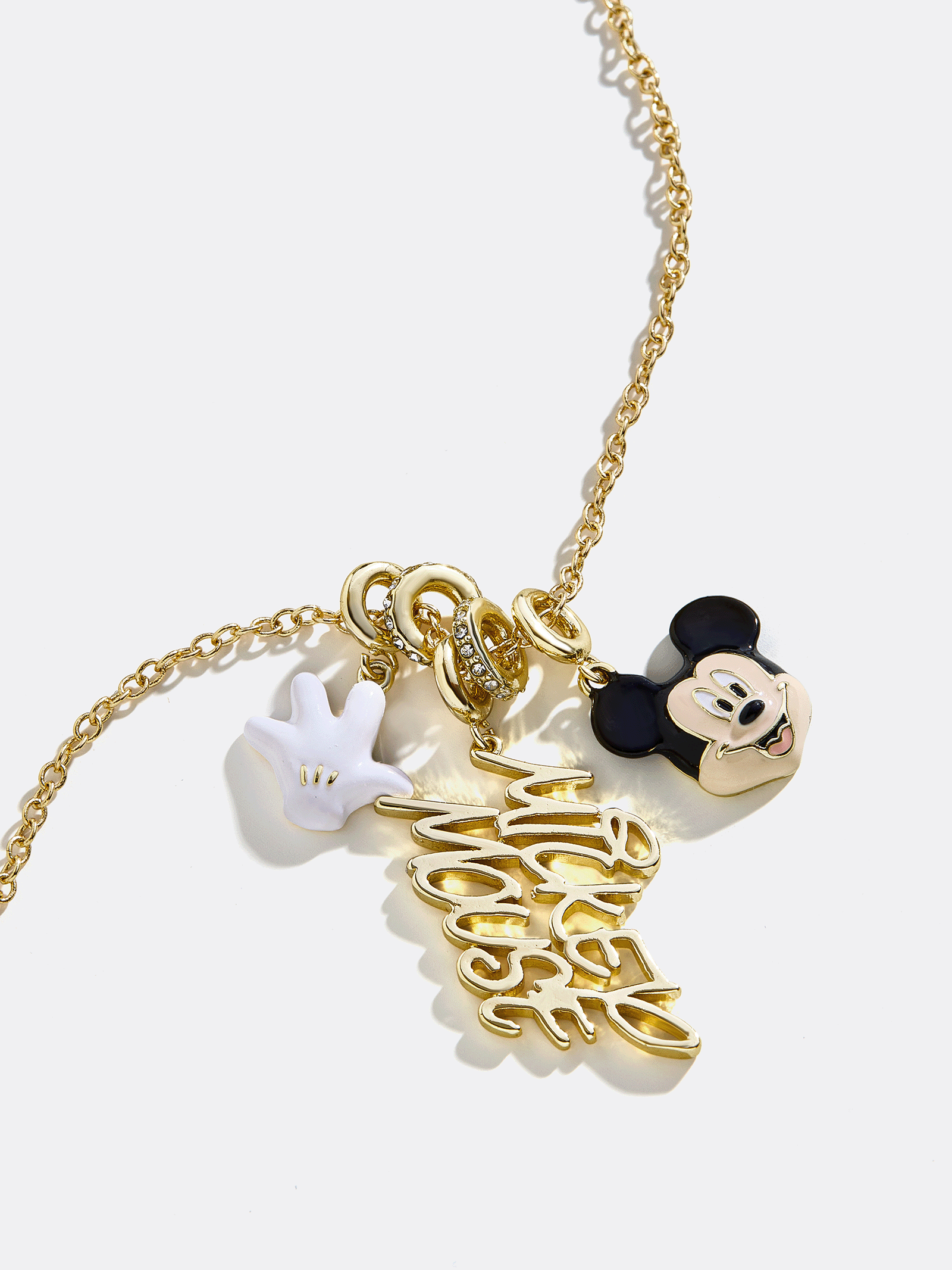 Disney Mickey Mouse Cluster Charm Necklace - Mickey Mouse